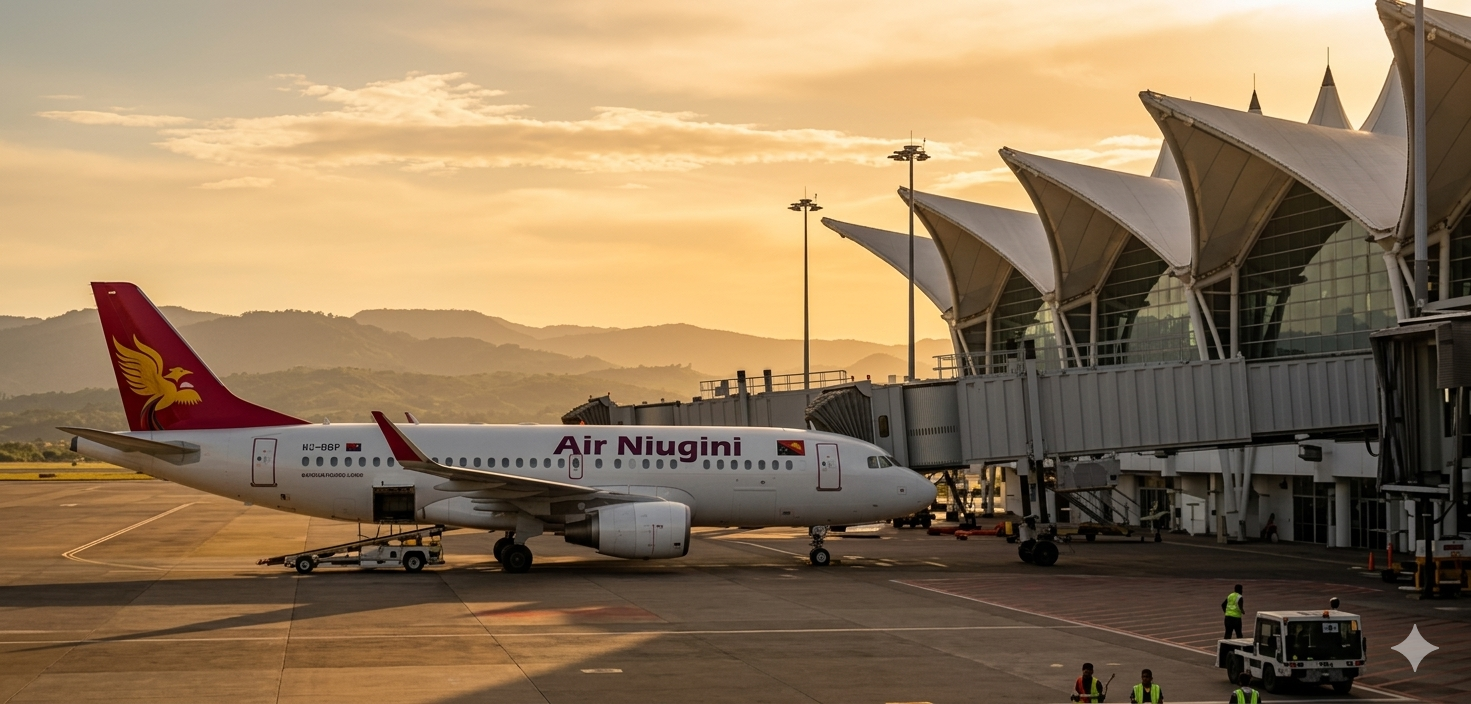 International airport and arrival information