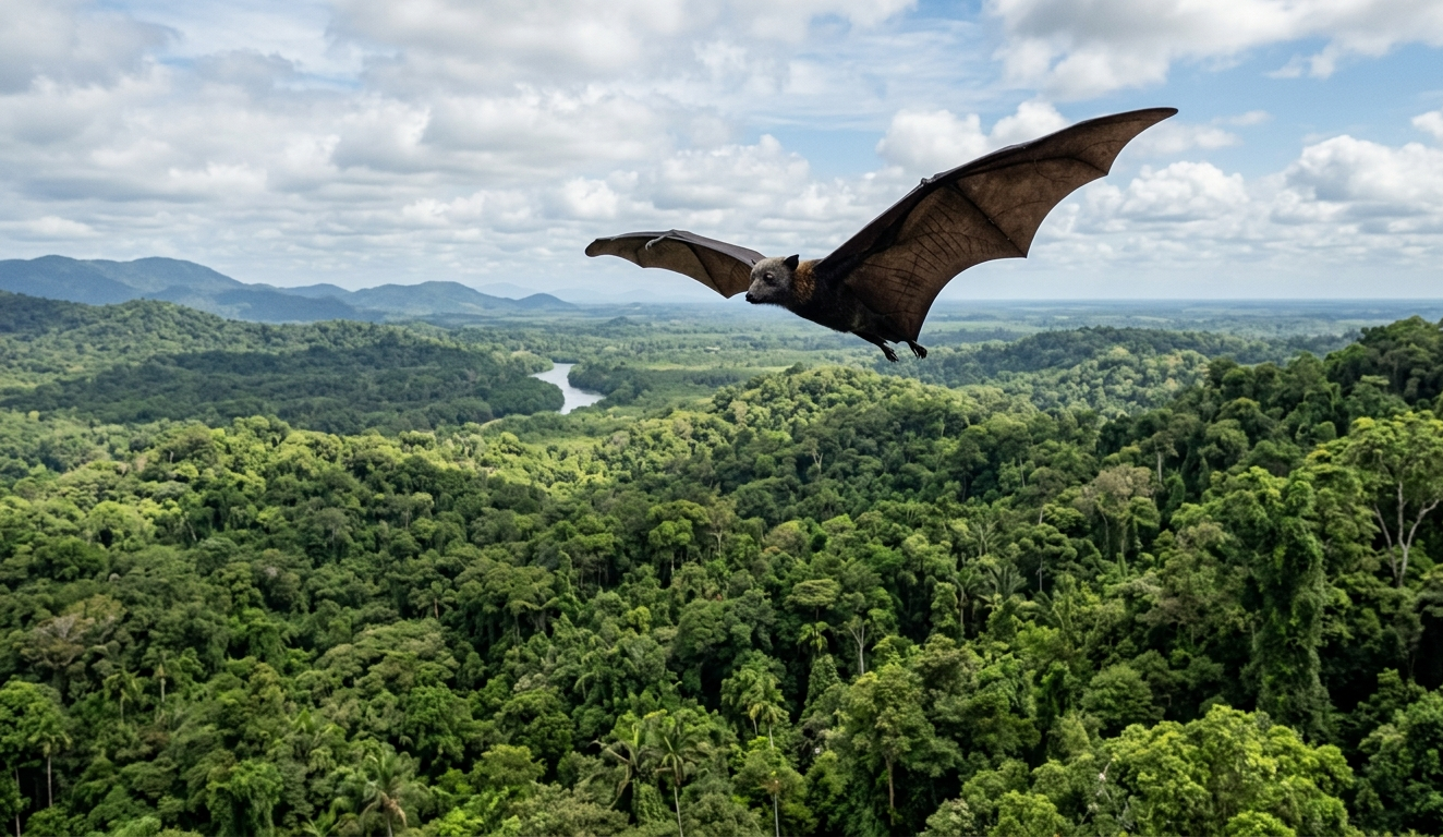 Nocturnal forest mammals and bats in the Tavolo rainforest