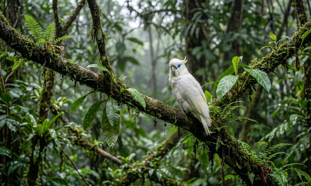 Rainforest trekking trail in Tavolo